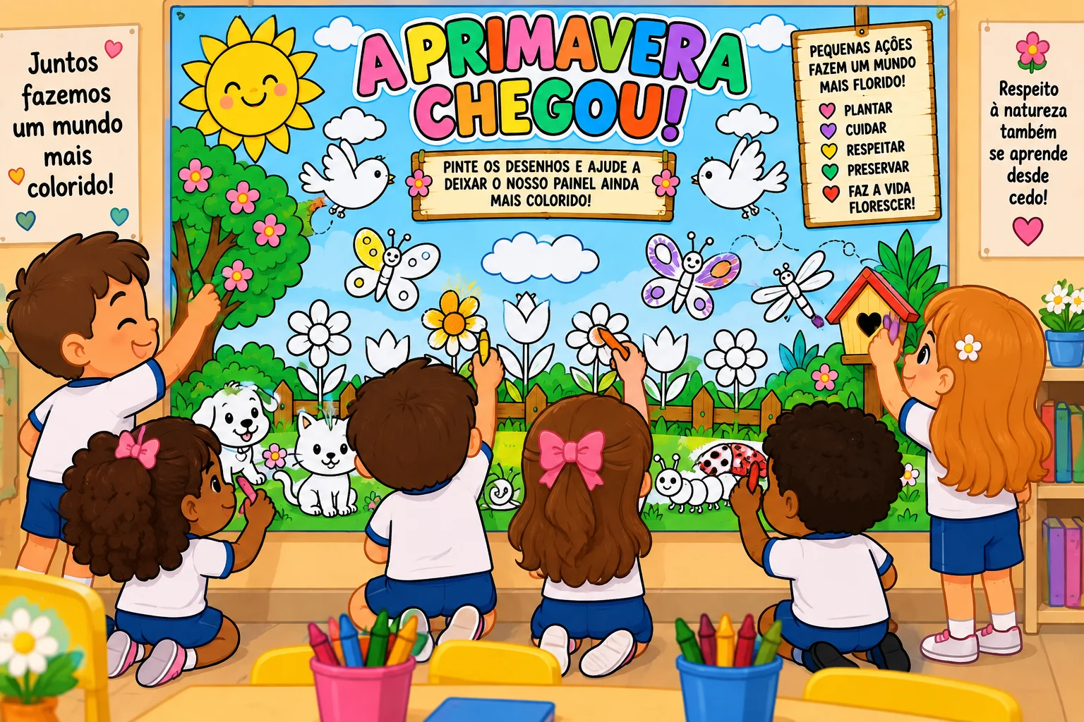 A Primavera Chegou Painel Colaborativo em PDF (cópia) — amostra 2: Painel Coletivo – A Primavera Chegou