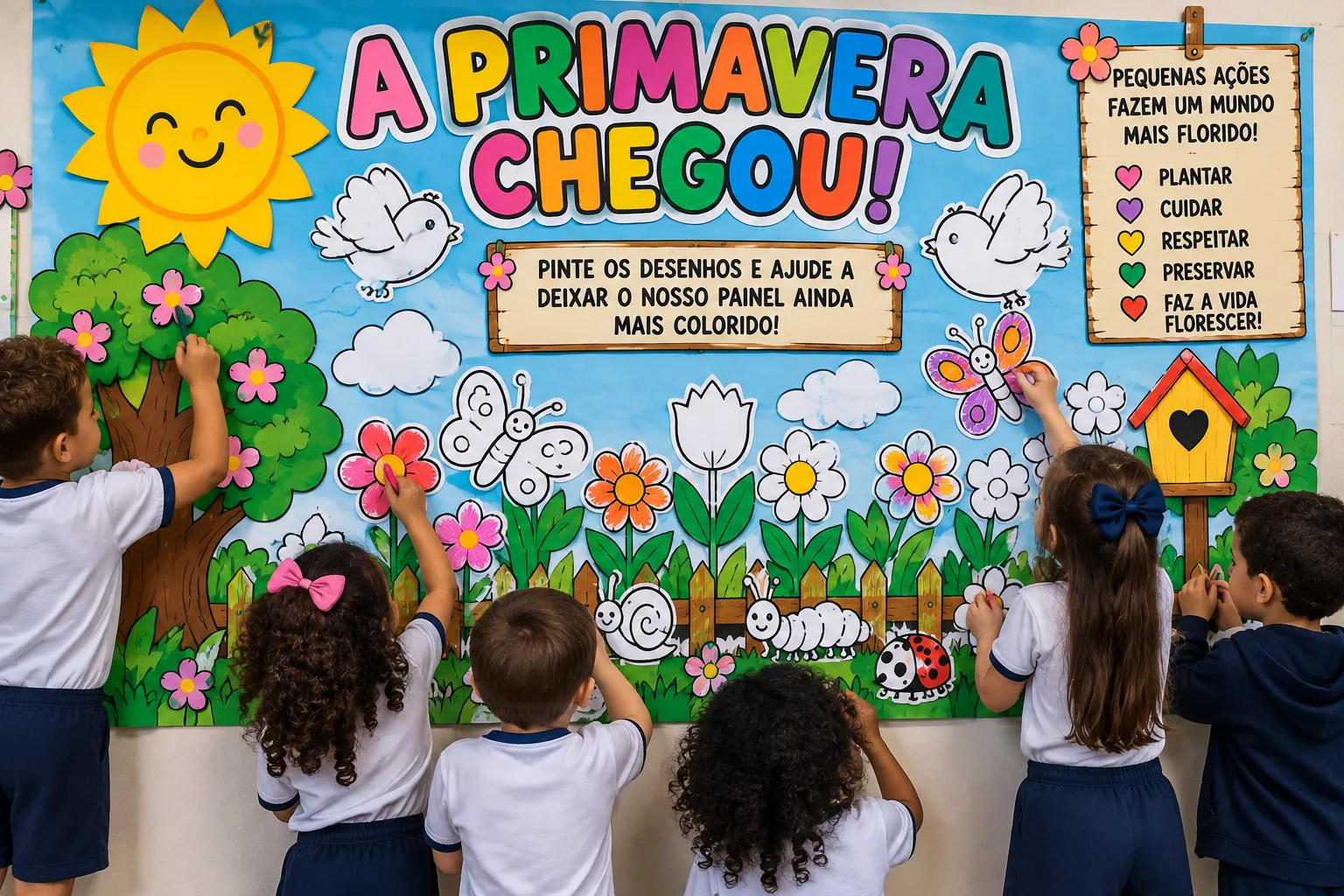 A Primavera Chegou Painel Colaborativo em PDF (cópia) — amostra 3: Painel Coletivo – A Primavera Chegou