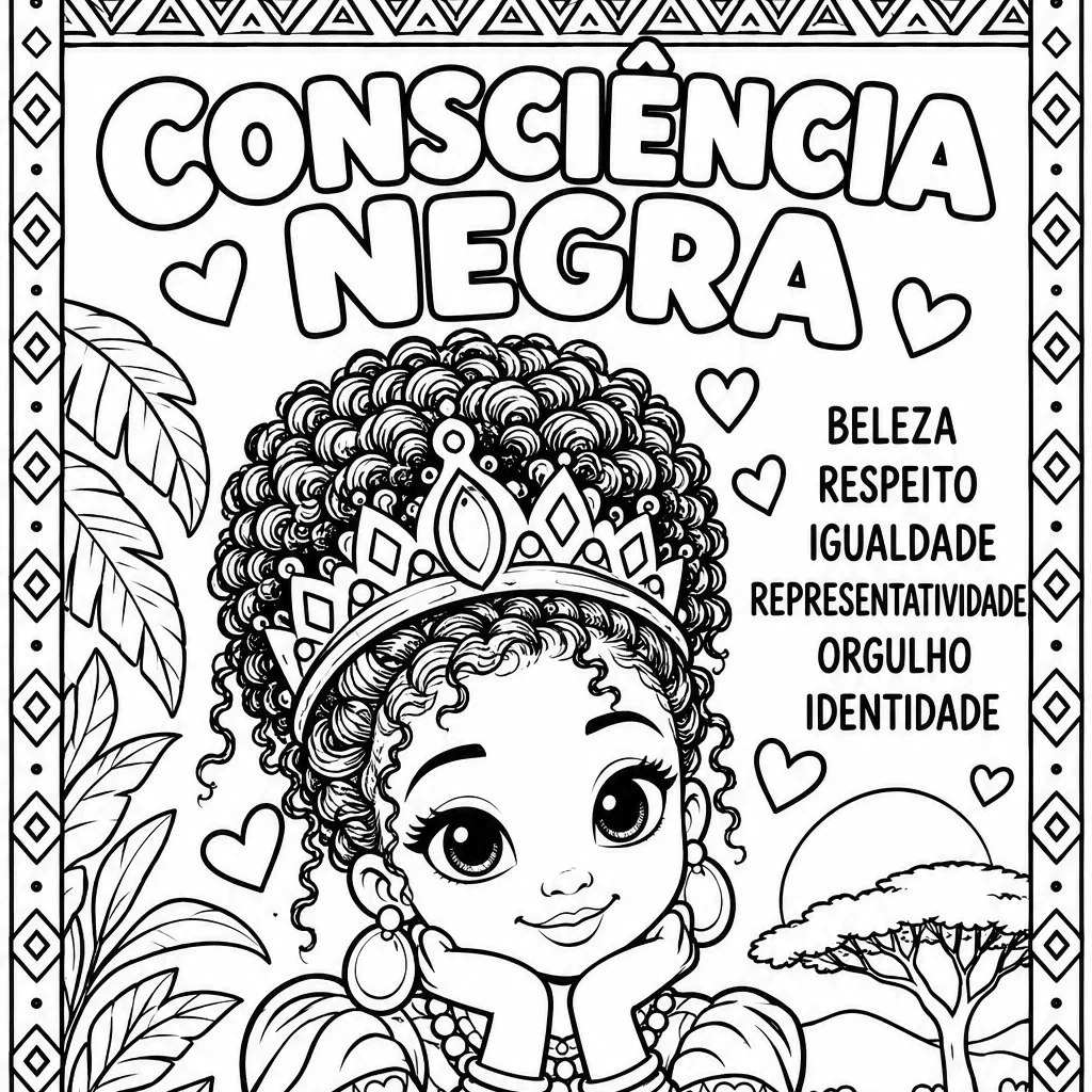 “A PRINCESA DA PELE PRETA” - CONSCIÊNCIA NEGRA — amostra 4: PROMOVE ALFABETIZAÇÃO E LETRAMENTO POR MEIO DA POESIA,…