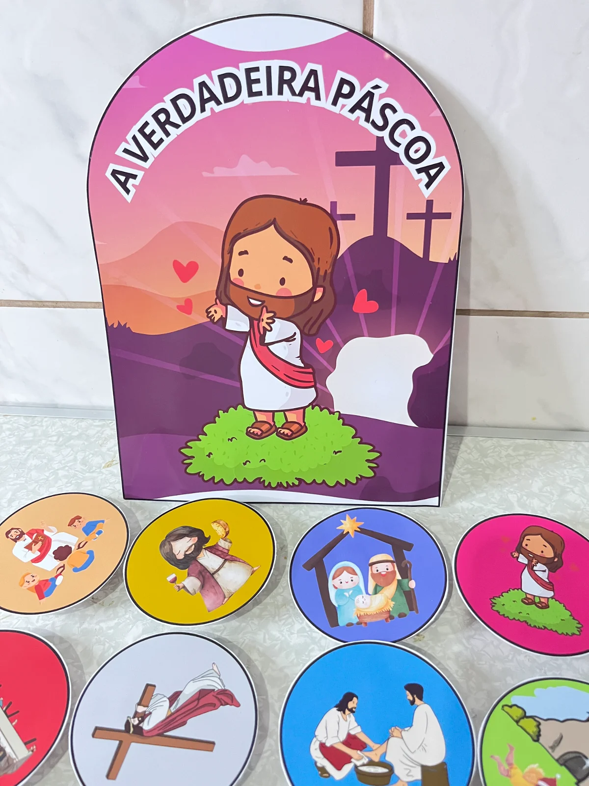 A Verdadeira Páscoa – Luva de História — amostra 5: 📖✨ Ensine a Páscoa de forma lúdica e envolvente