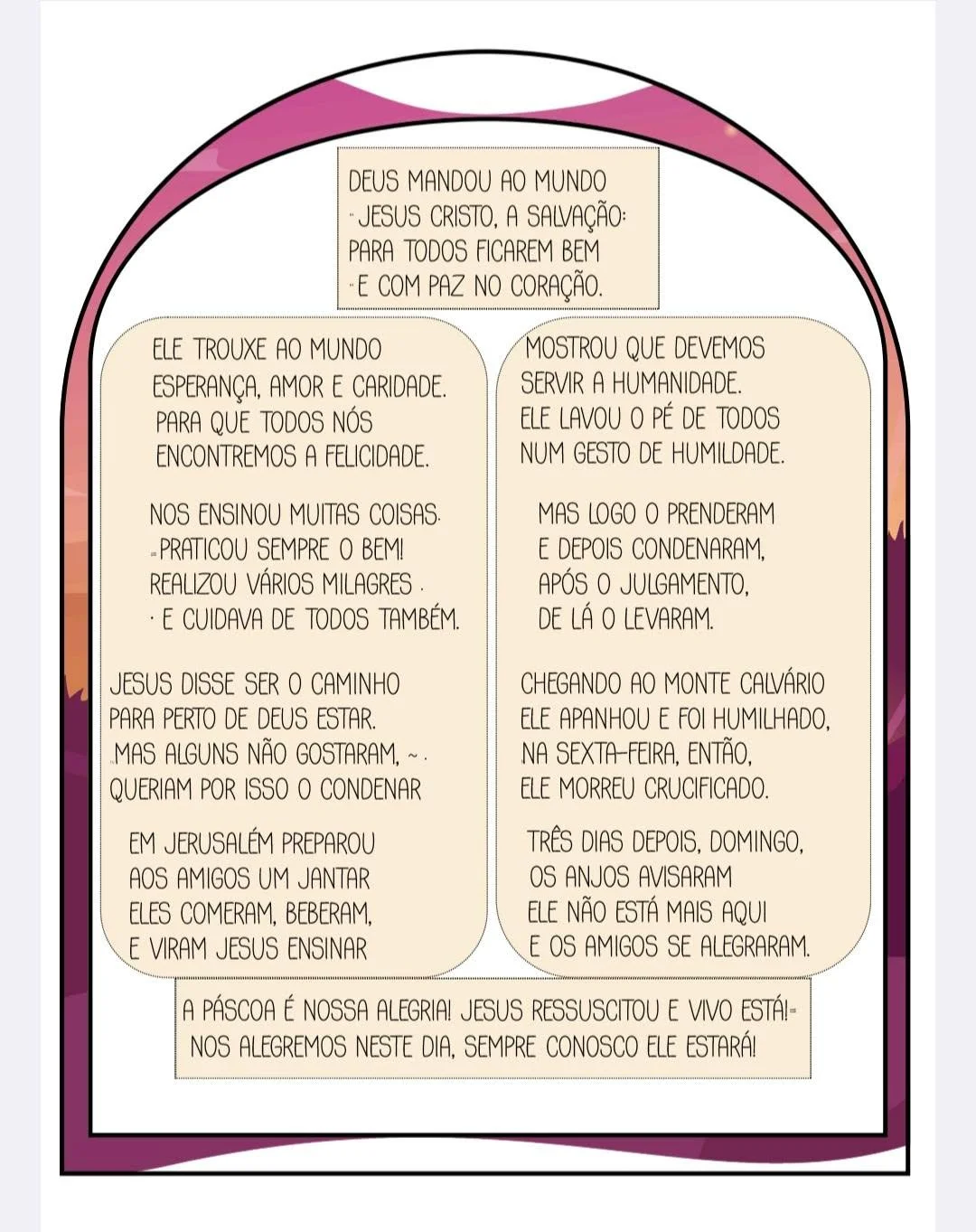 A Verdadeira Páscoa – Luva de História — amostra 6: 📖✨ Ensine a Páscoa de forma lúdica e envolvente