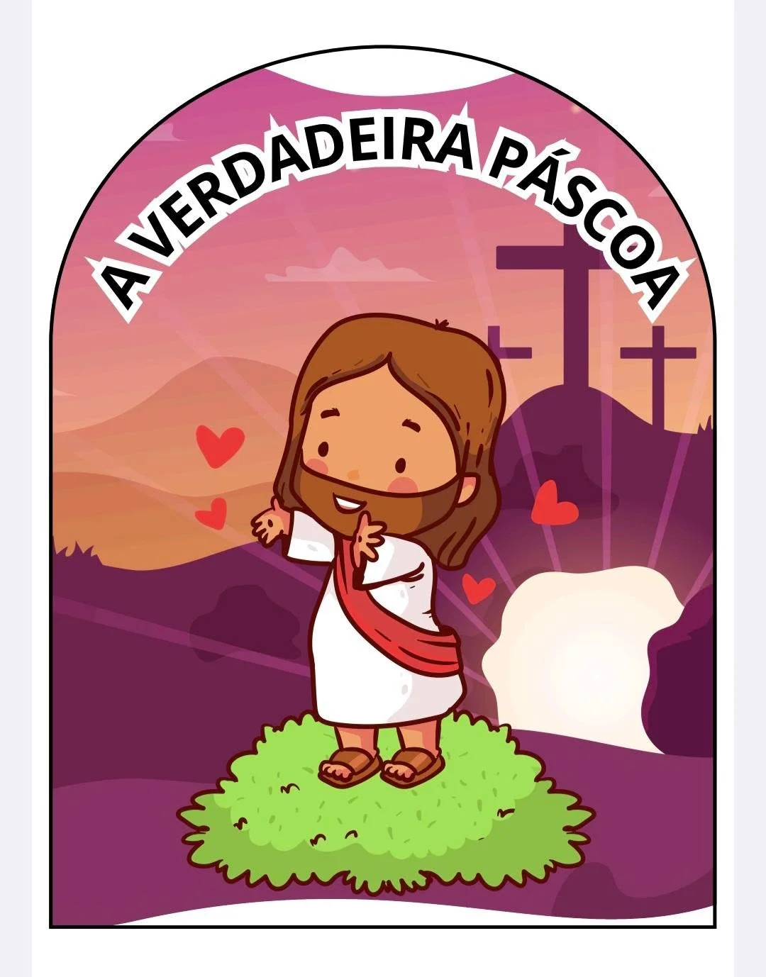 A Verdadeira Páscoa – Luva de História — amostra 7: 📖✨ Ensine a Páscoa de forma lúdica e envolvente