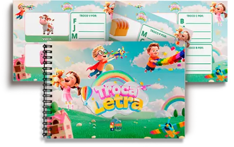 🌈📚 ABC Fácil — amostra 2: 🌈📚 E se a alfabetização pudesse parecer uma grande brincadeira