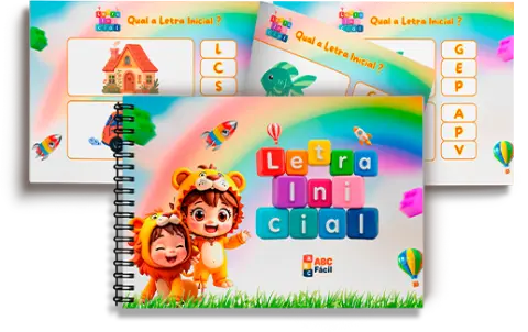 🌈📚 ABC Fácil — amostra 5: 🌈📚 E se a alfabetização pudesse parecer uma grande brincadeira