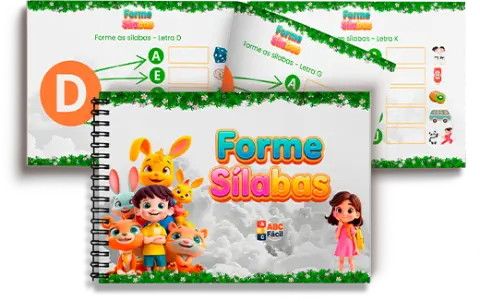 🌈📚 ABC Fácil — amostra 6: 🌈📚 E se a alfabetização pudesse parecer uma grande brincadeira