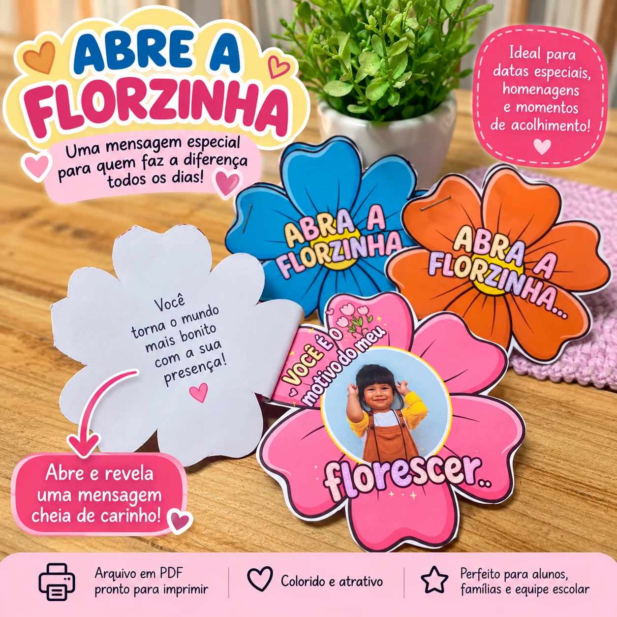 ABRE A FLORZINHA 🌼💗PRIMAVERA CIENCIAS INFANTIL — Alfabetização para Educação Infantil: Com o recurso “Abre a Florzinha” ,…