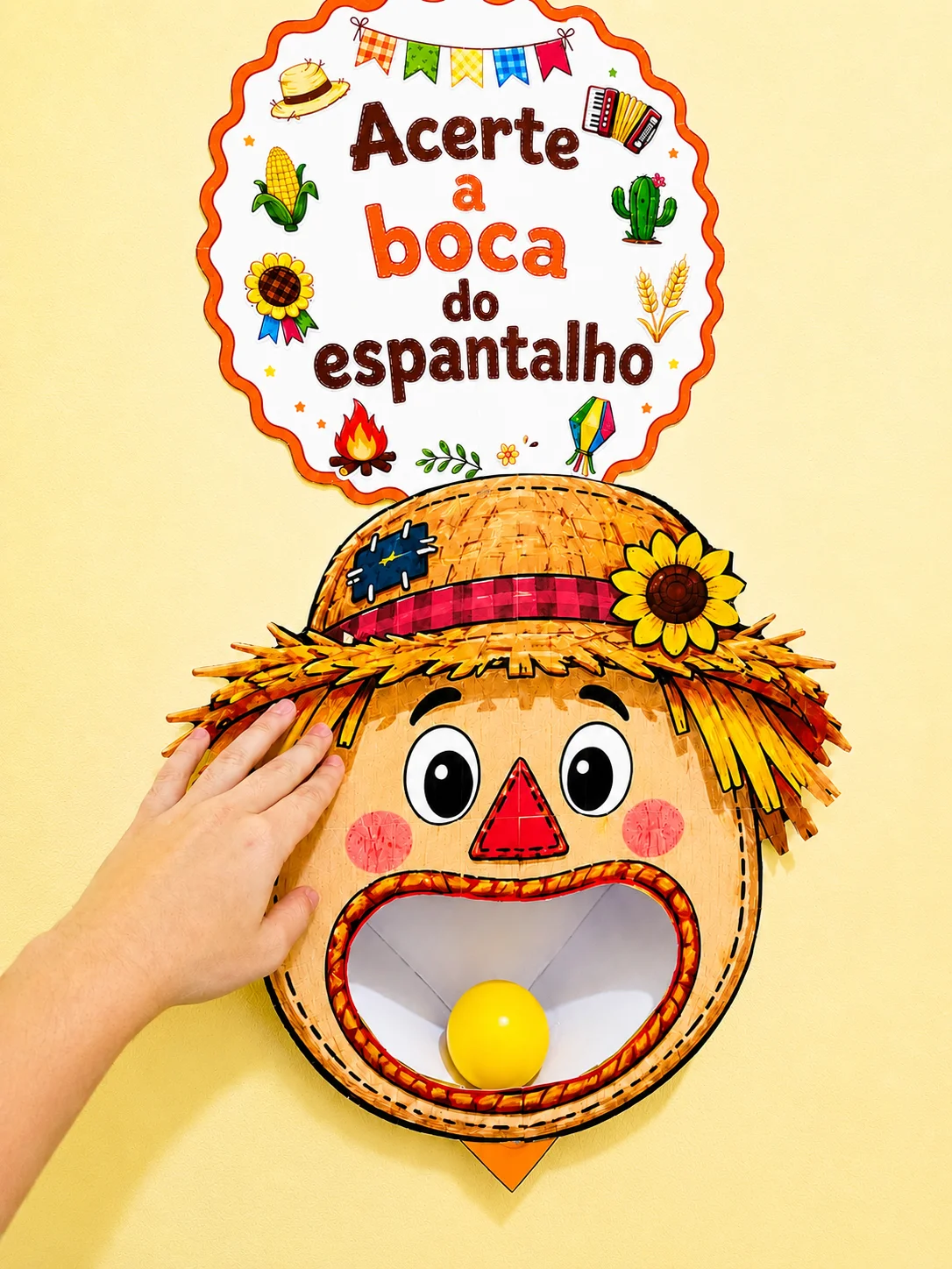 Acerte a Boca do Espantalho! – PDF para Imprimir — amostra 5: Uma brincadeira divertida e educativa para animar a sua Festa…