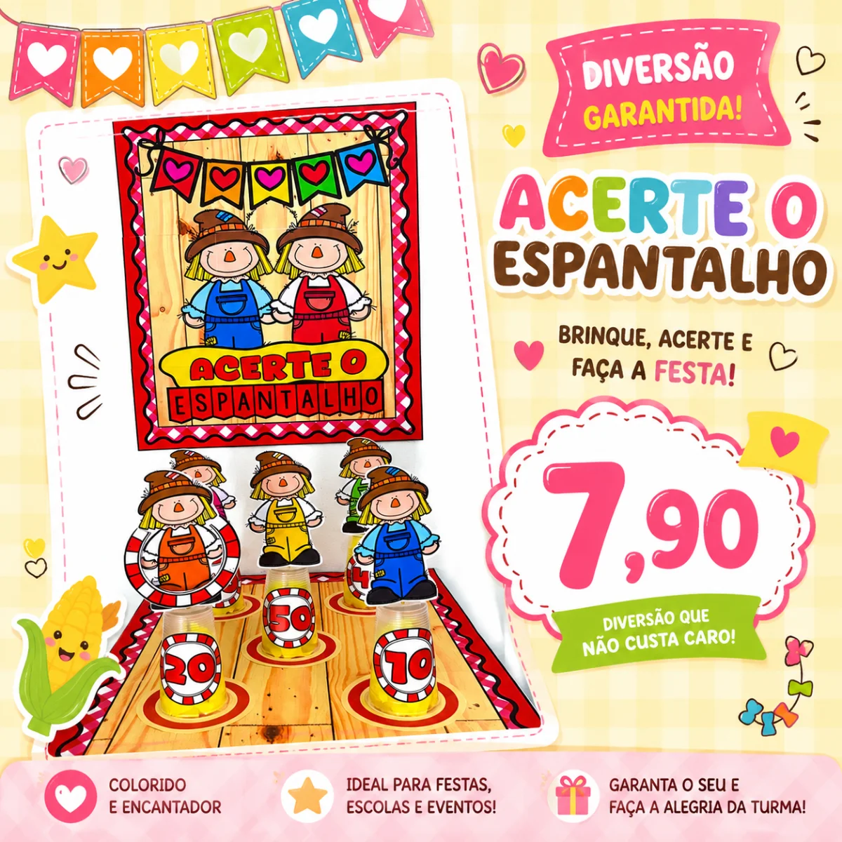 Acerte o espantalho — capa do material