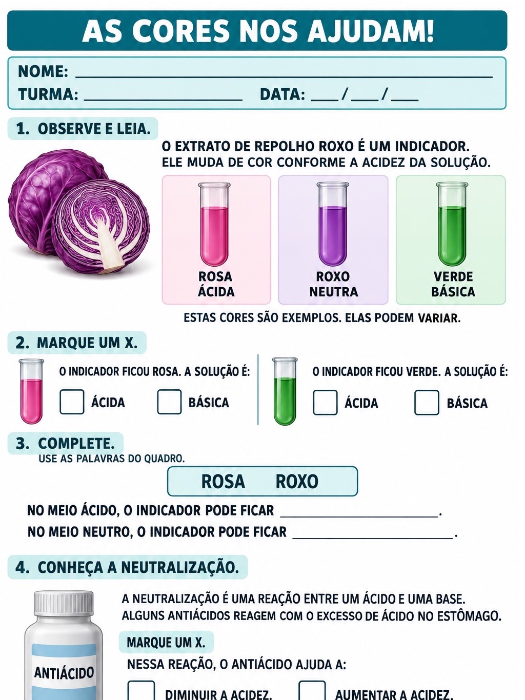 Ácidos e Bases AEE: Atividades Adaptadas de Química em PDF — amostra 2: Química adaptada para AEE: ácidos, bases e pH com… Ácidos e Bases AEE: Atividades Adaptadas de Química em PDF — amostra 2: Química adaptada para AEE: ácidos, bases e pH com…