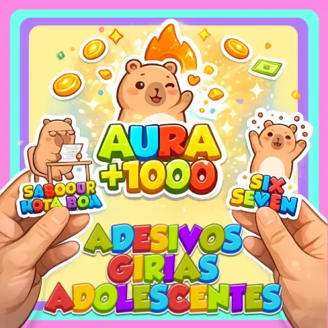 ADESIVOS - Gírias adolescente 2026 – PDF para Imprimir — capa do material