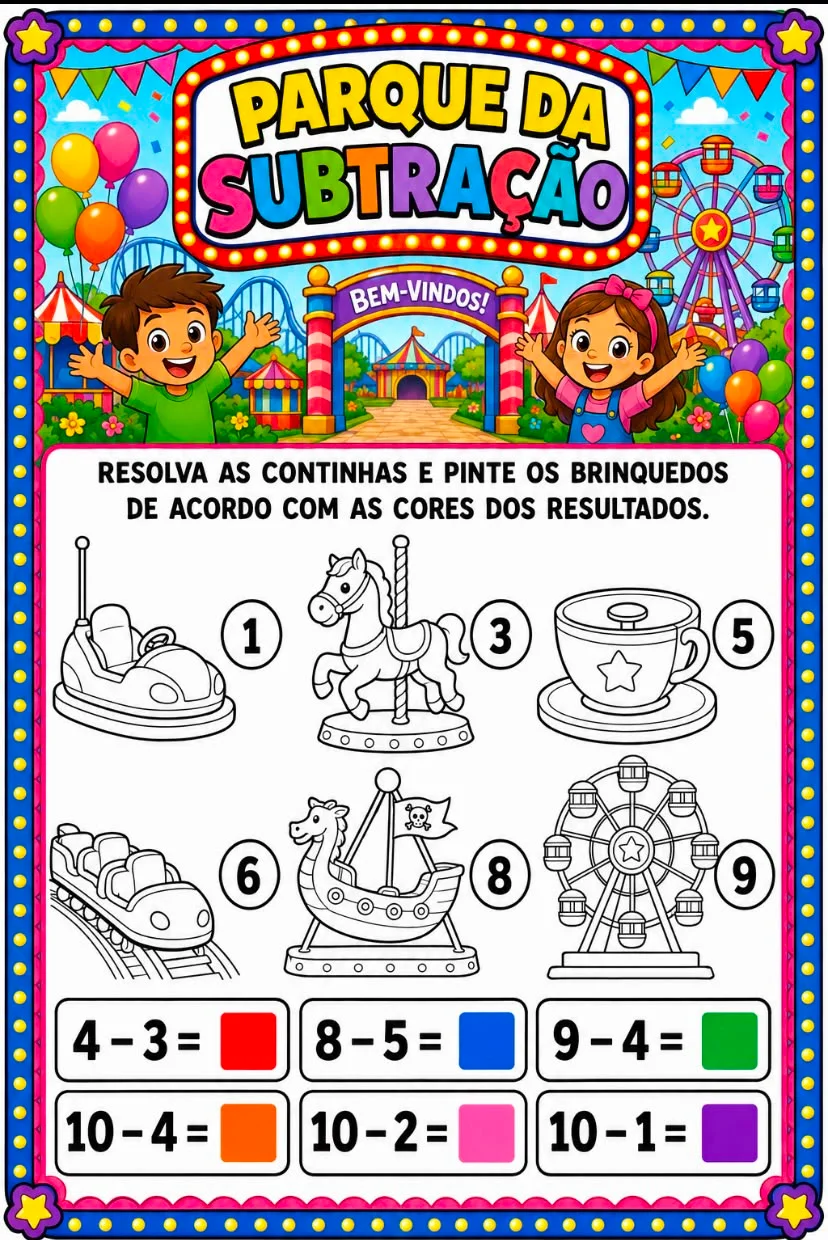 Adição E Subtração 1° Ano — amostra 4: ADIÇÃO E SUBTRAÇÃO APRENDER MATEMÁTICA FICOU MUITO MAIS DIVERTIDO
