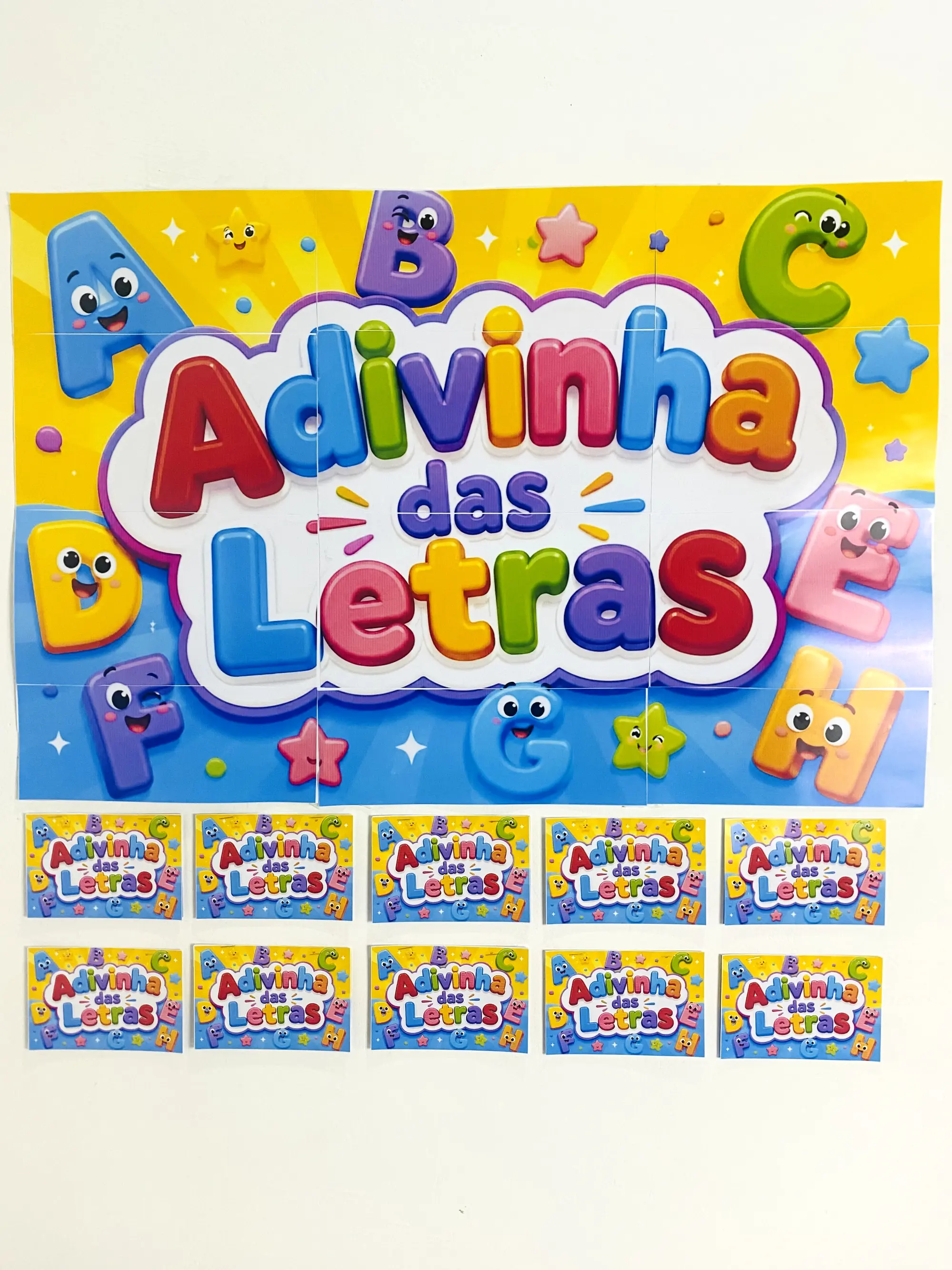 Adivinha das Letras – Aprender Brincando! — Alfabetização para Educação Infantil: Transforme o momento da alfabetização em…