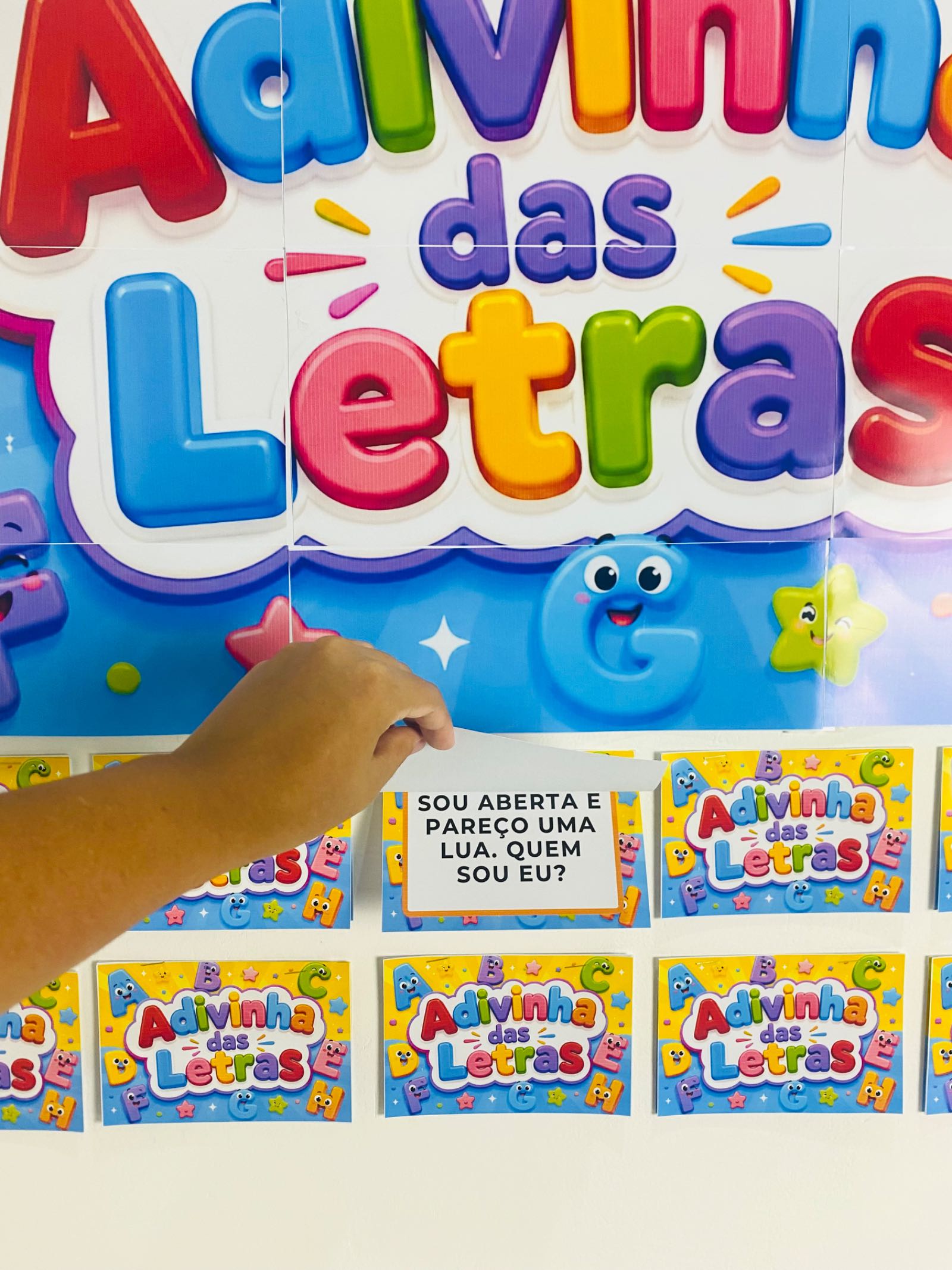 Adivinha das Letras: Jogo de Alfabetização Anos iniciais — amostra 2: Descubra as letras do alfabeto por meio de adivinhas…