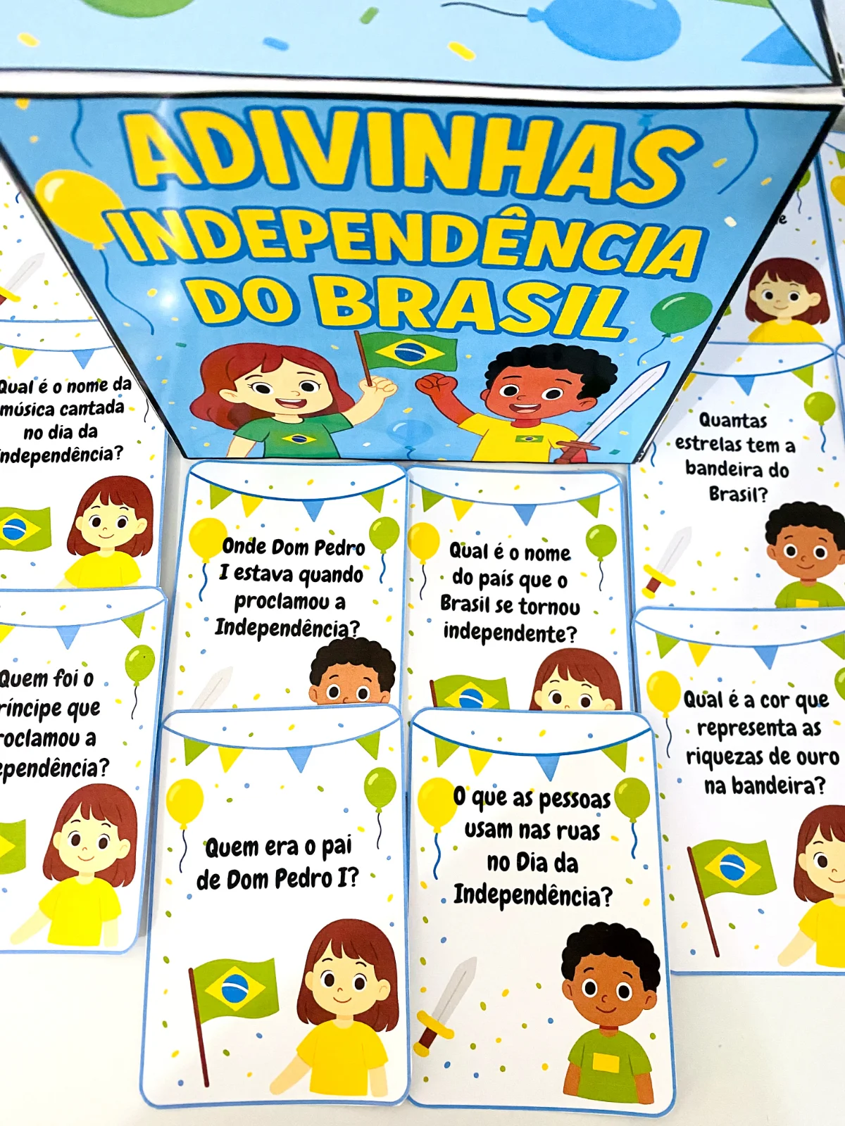 Adivinhas da Independência do Brasil para ensino fundamental — amostra 3: ✨*Advinhas da Independência*🇧🇷 🎉 Desperte a…