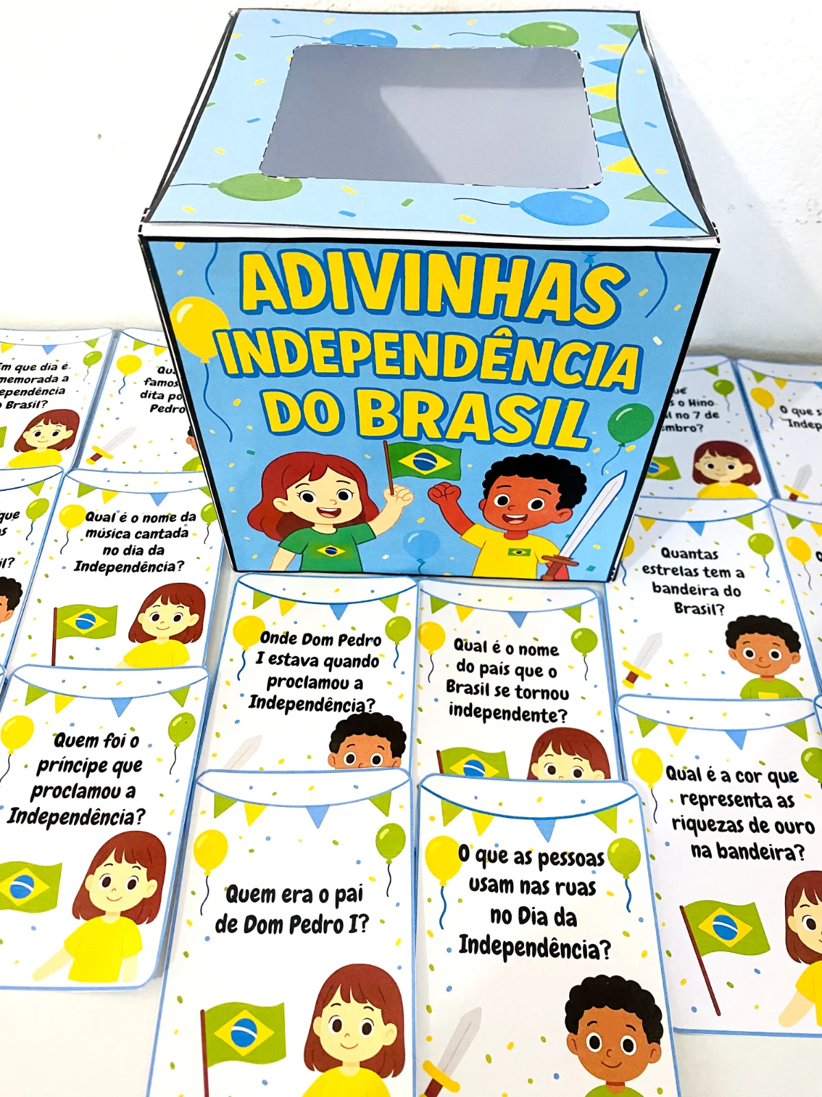 Adivinhas da Independência do Brasil para ensino fundamental — capa do material