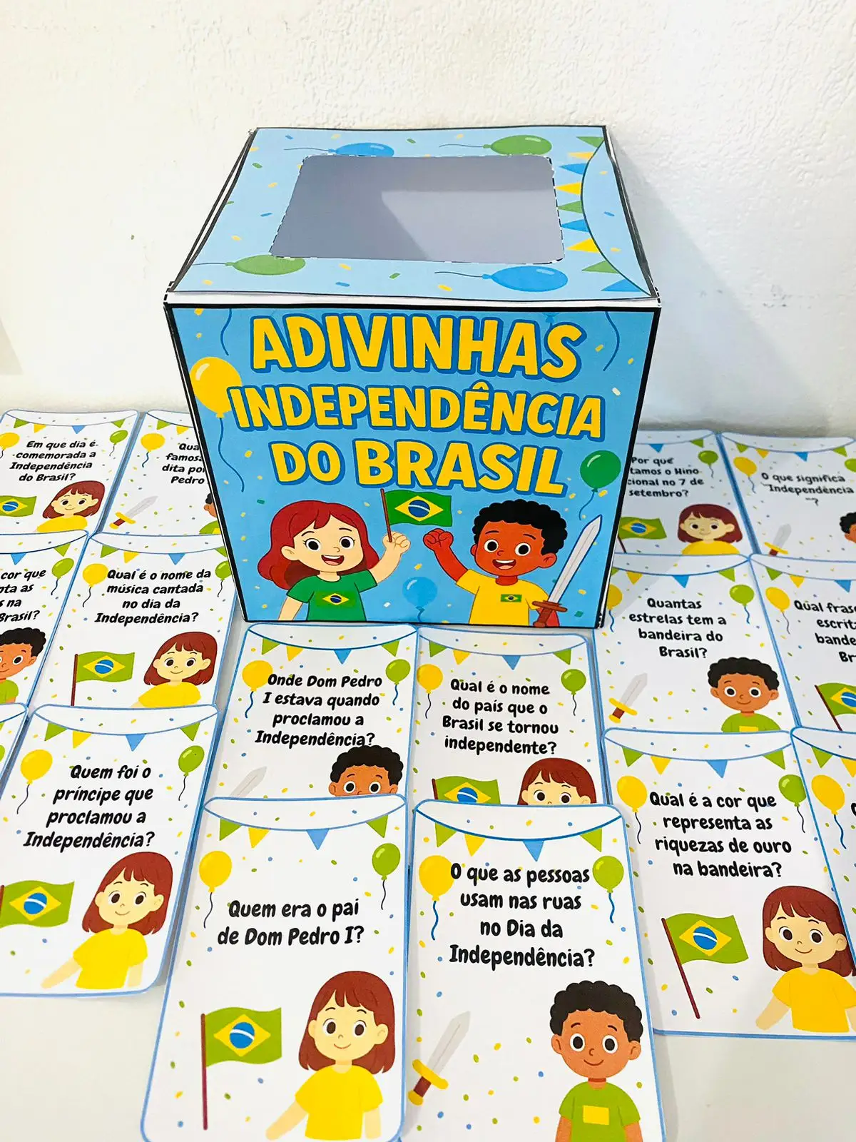 Adivinhas da Independência – Material Pedagógico — amostra 3: Desperte a curiosidade dos alunos com uma atividade divertida…
