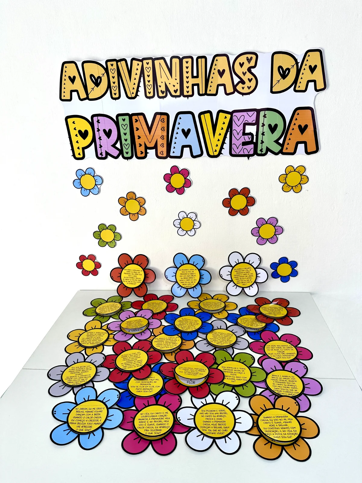 Adivinhas da Primavera para educação infantil — amostra 1: Recurso Adivinhas da Primavera para trabalhar esse conteúdo com…