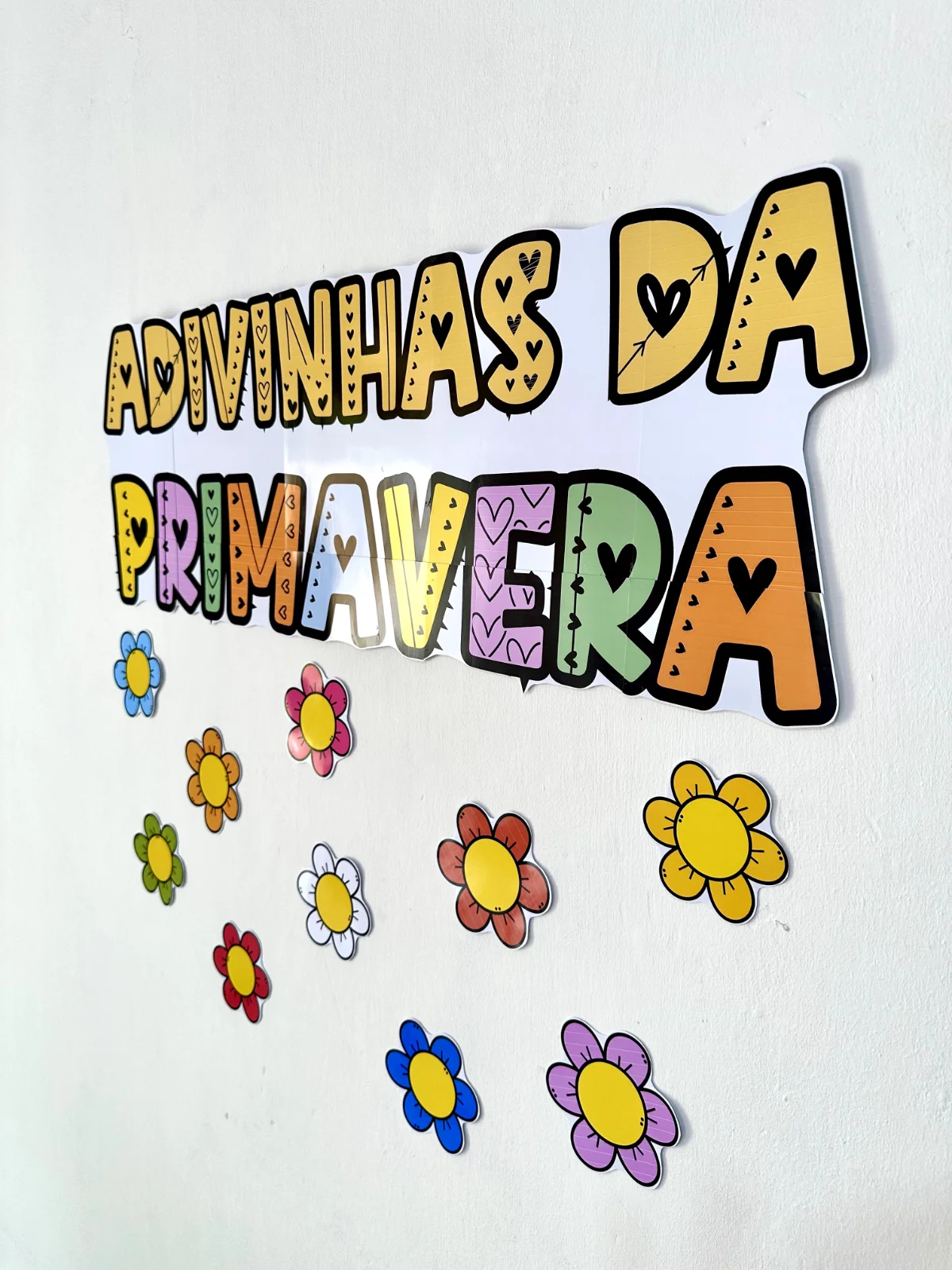 Adivinhas da Primavera para educação infantil — capa do material