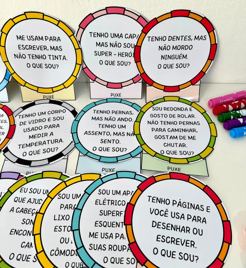 Adivinhas de Objetos: 50 Desafios Ilustrados em PDF — amostra 3: Como usar as adivinhas em sala de aula