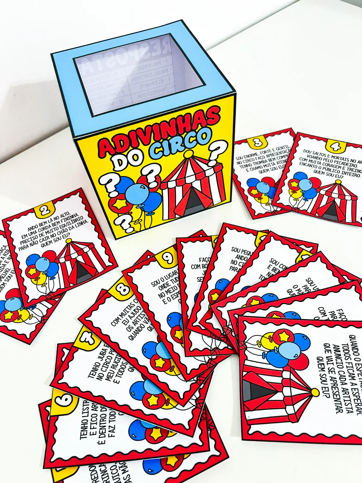 Adivinhas do Circo – Material Pedagógico — amostra 4: Recurso pedagógico divertido para trabalhar o tema circo com as…