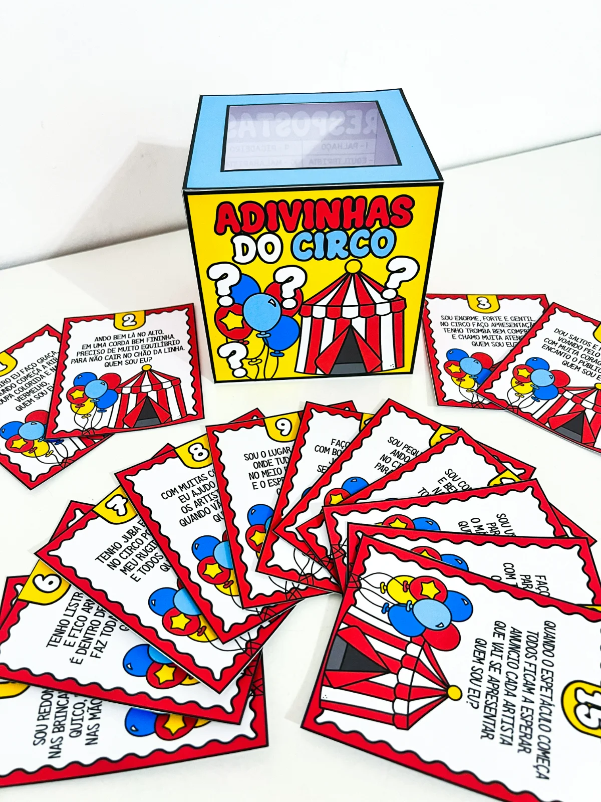 Adivinhas do Circo – Material Pedagógico — amostra 5: Recurso pedagógico divertido para trabalhar o tema circo com as…