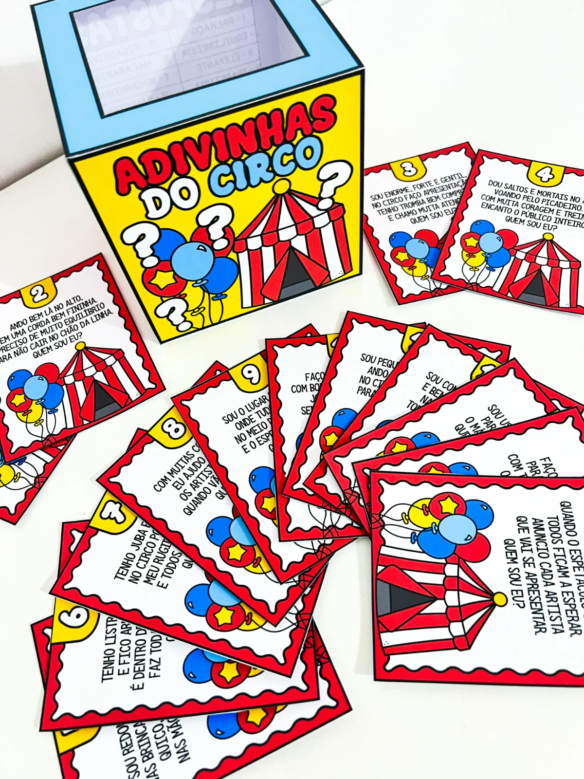 Adivinhas do Circo – Material Pedagógico — amostra 6: Recurso pedagógico divertido para trabalhar o tema circo com as…