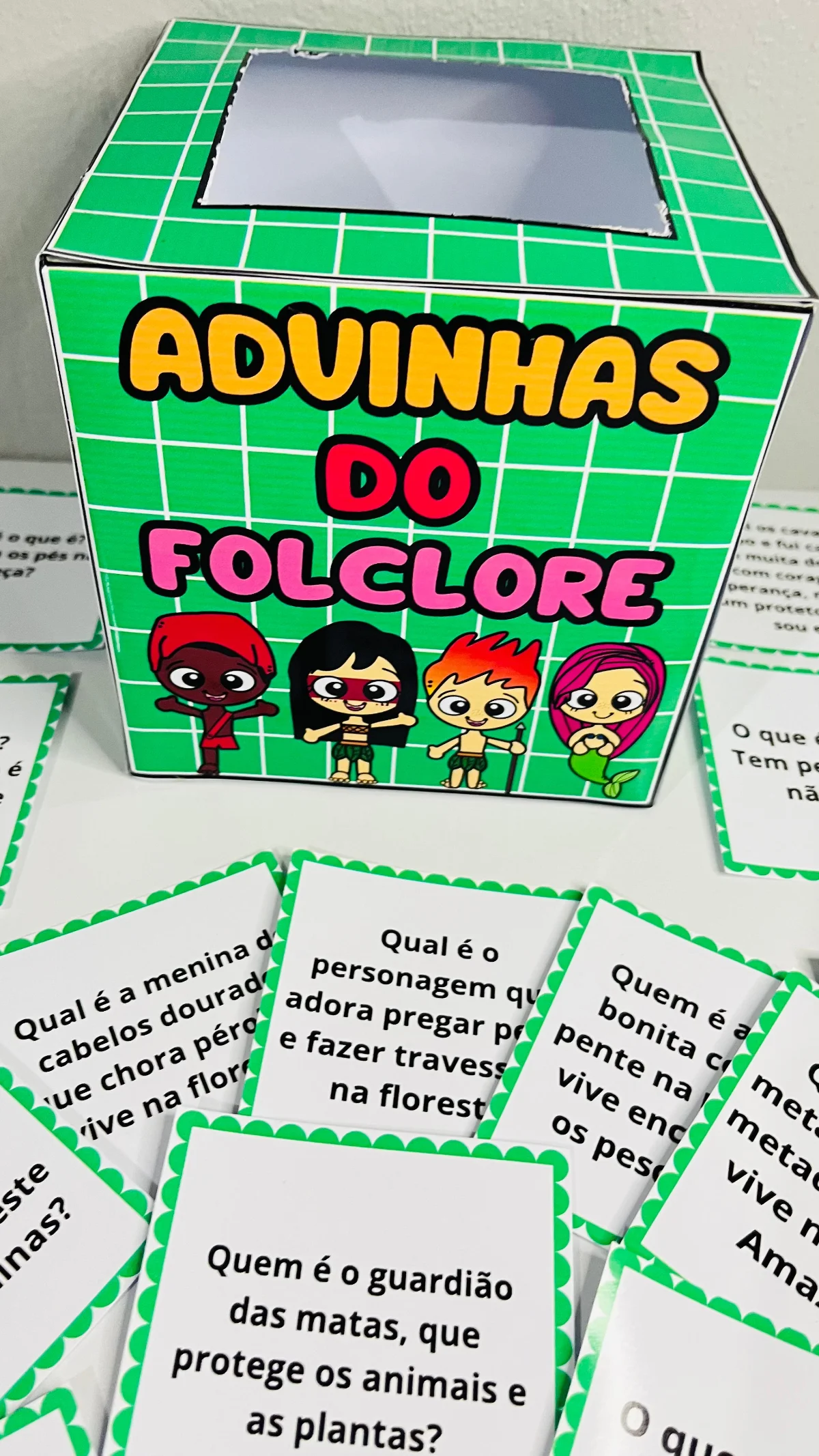 Adivinhas do Folclore - 24 fichas – PDF para Imprimir — amostra 1: Que tal brincar, aprender e despertar a curiosidade das…