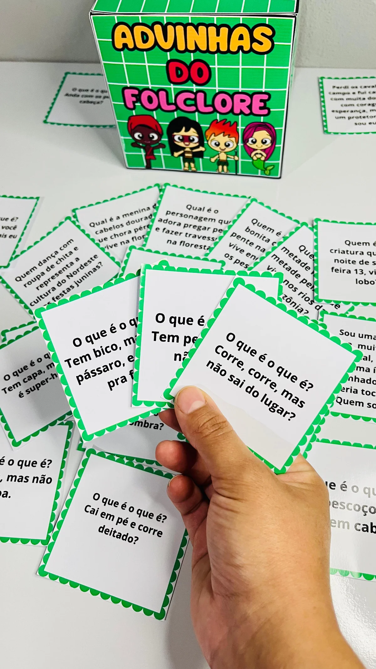 Adivinhas do Folclore - 24 fichas – PDF para Imprimir — capa do material