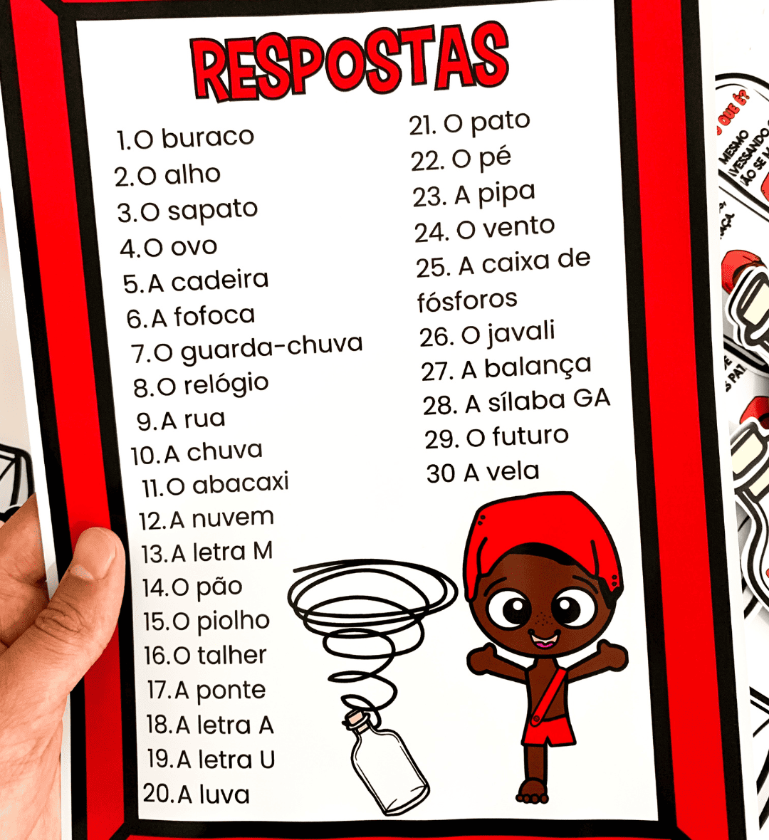 Adivinhas do Saci: 30 desafios em PDF com caixinha para montar — amostra 6: Explore o folclore com 30 adivinhas e uma…