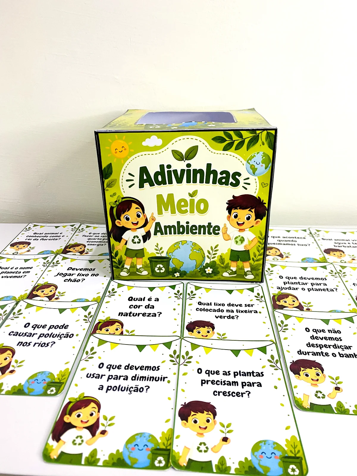 Adivinhas Meio Ambiente para Imprimir | Atividade Educativa Infantil — amostra 1: 🌱 Adivinhas Meio Ambiente 🌎♻️ Aprender…