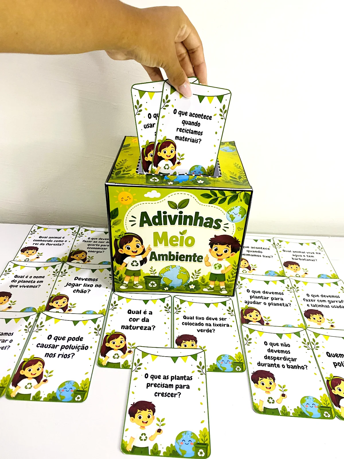 Adivinhas Meio Ambiente para Imprimir | Atividade Educativa Infantil — amostra 3: 🌱 Adivinhas Meio Ambiente 🌎♻️ Aprender…