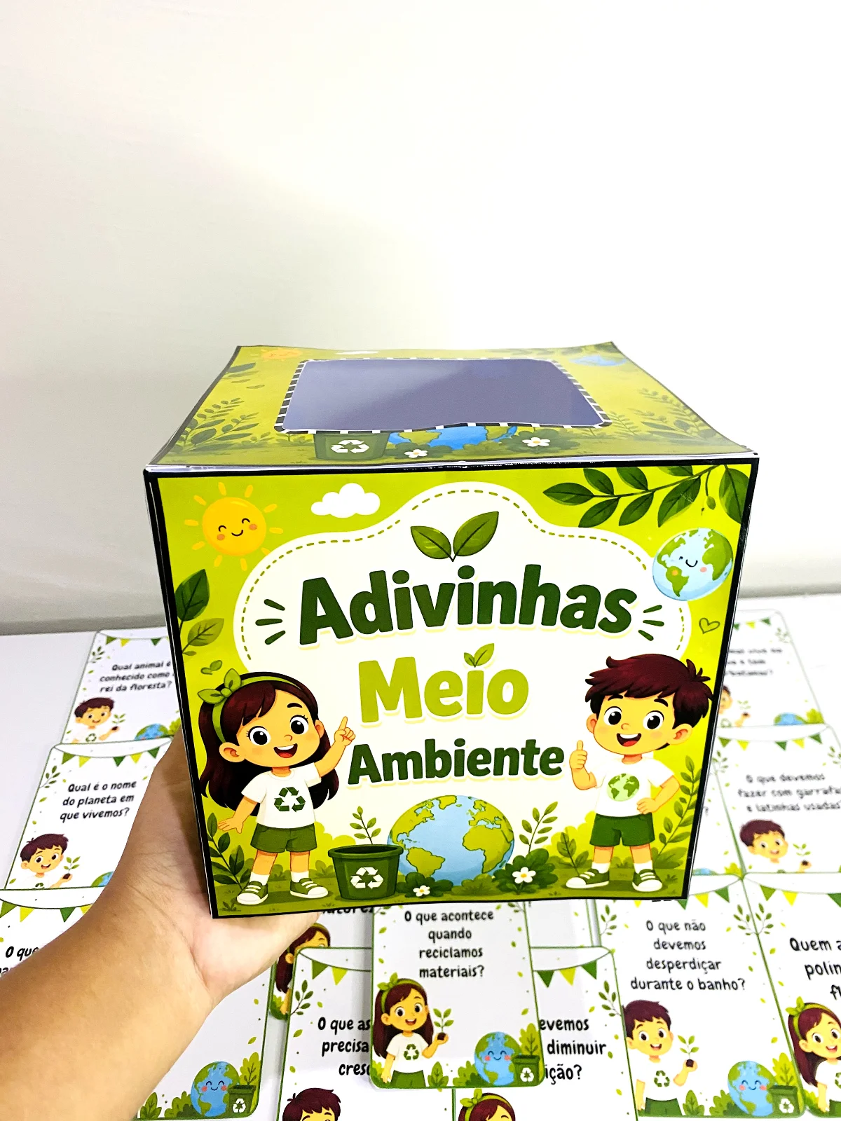 Adivinhas Meio Ambiente para Imprimir | Atividade Educativa Infantil — amostra 4: 🌱 Adivinhas Meio Ambiente 🌎♻️ Aprender…
