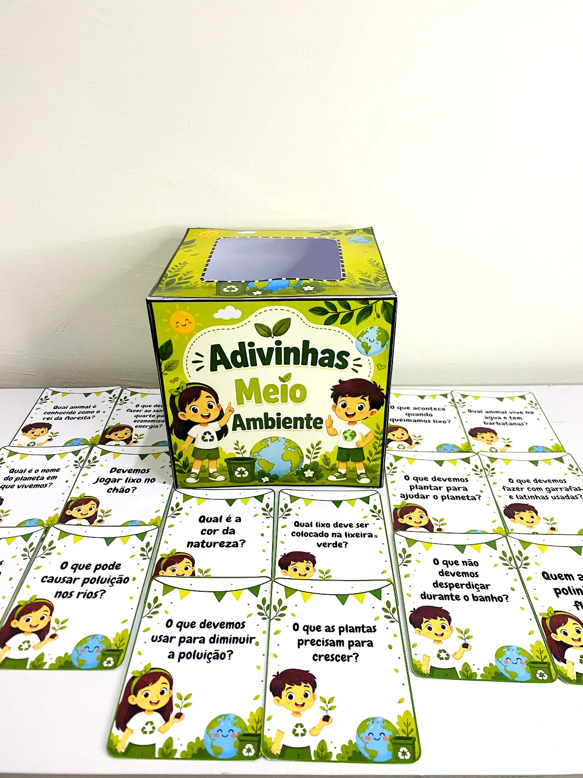 Adivinhas Meio Ambiente para Imprimir | Atividade Educativa Infantil — capa do material