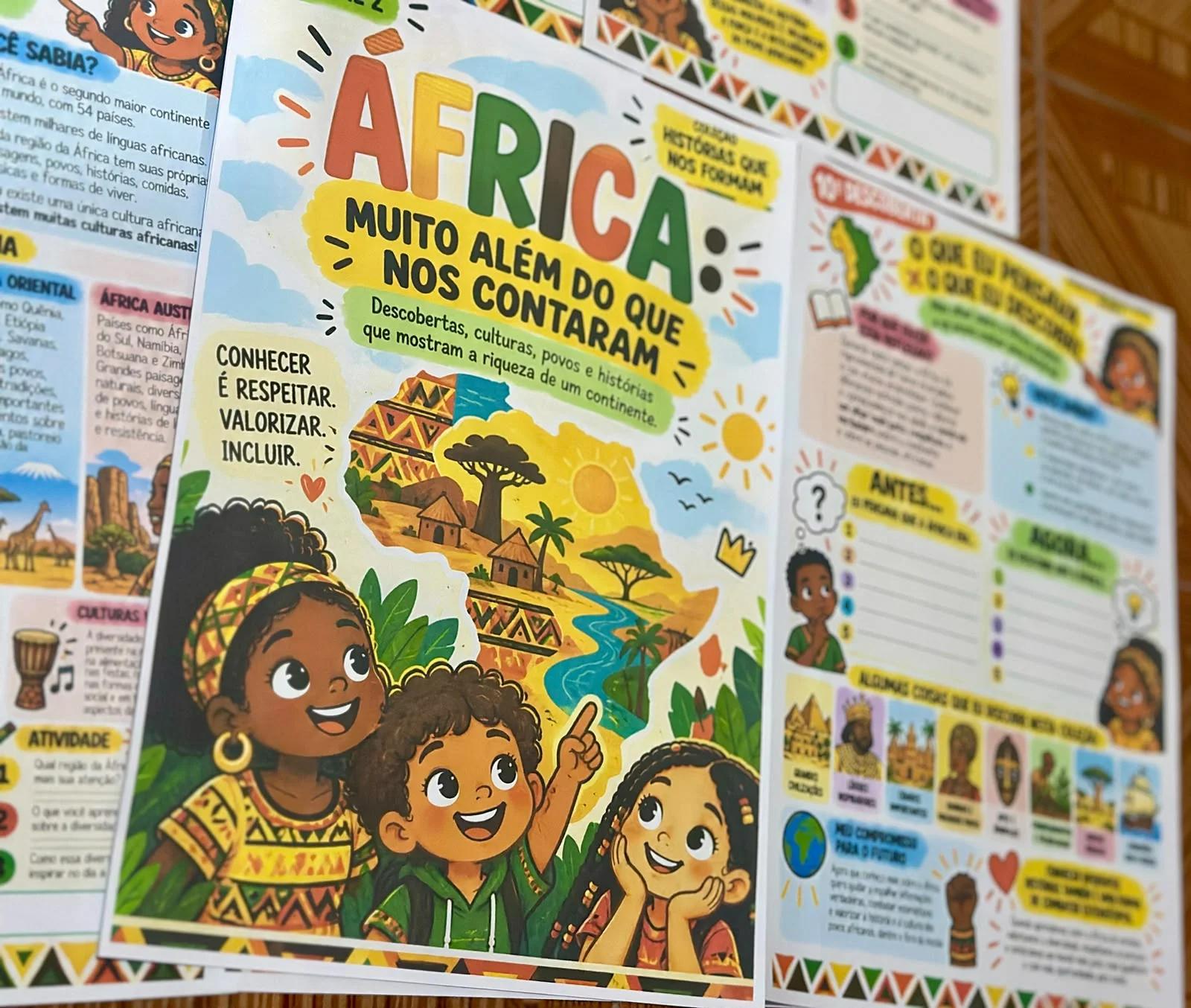 África: Muito Além do que nos Contaram | História e Cultura Vol. 2 — amostra 2: Atividade sobre África para 1º ao 5º ano,…