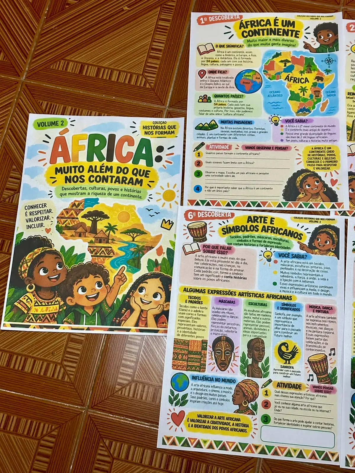 África: Muito Além do que nos Contaram | História e Cultura Vol. 2 — amostra 3: Atividade sobre África para 1º ao 5º ano,…