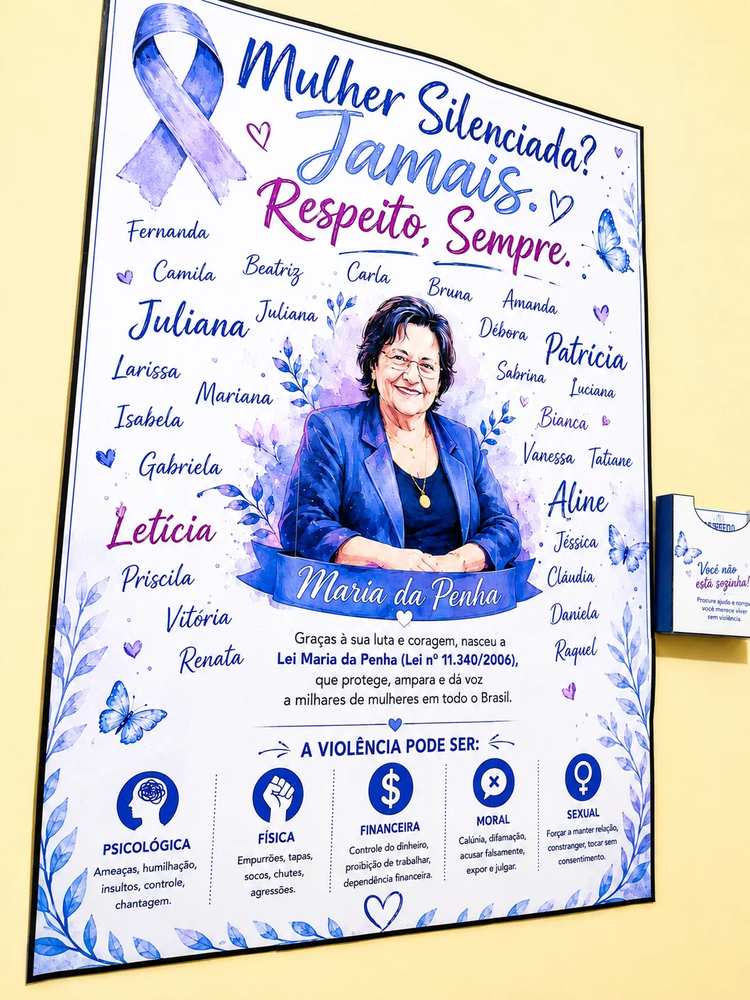 Agosto Lilás | Lei Maria da Penha: Informação e Conscientização — amostra 5: Um recurso educativo desenvolvido para…