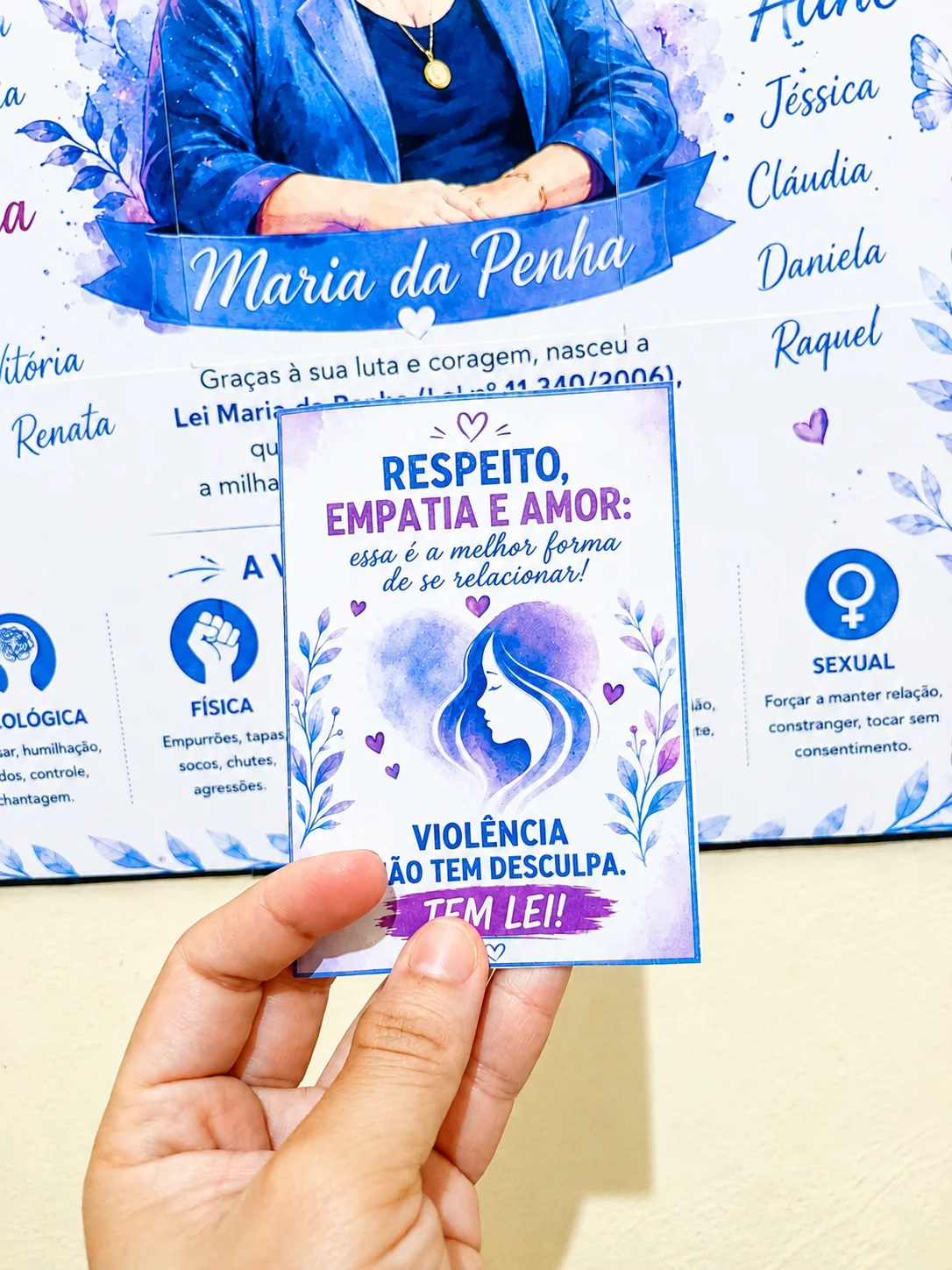 Agosto Lilás | Lei Maria da Penha: Informação e Conscientização — amostra 1: Um recurso educativo desenvolvido para…