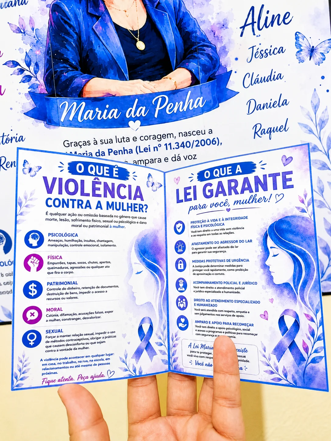 Agosto Lilás - Maria da Penha Informação e Conscientização — amostra 3: Um recurso educativo pensado para promover a…