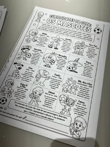 Album Copa Do Mundo Pequenos Craques — amostra 5: Aprendizagem divertida do infantil ao 5 ano