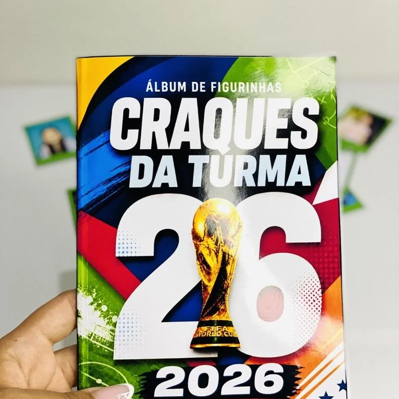 Álbum de Figurinhas Craques da Turma 2026 | Copa do Mundo para Escola — amostra 1: ⚽📚 Álbum de Figurinhas “Craques da…