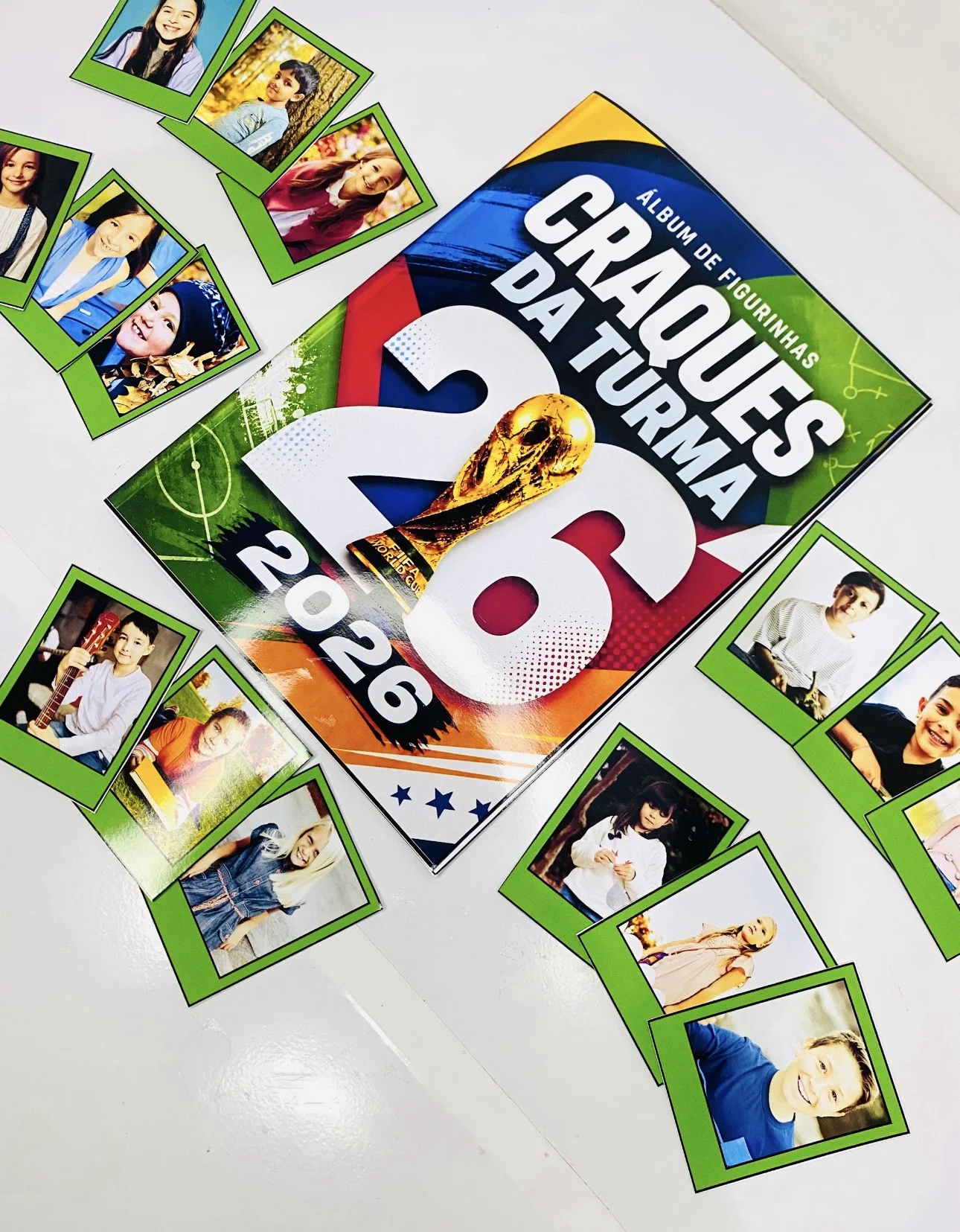 Álbum de figurinhas Craques da turma — amostra 4: ⚽📚 Álbum de Figurinhas “Craques da Turma 2026” 📚⚽ Transforme sua turma…