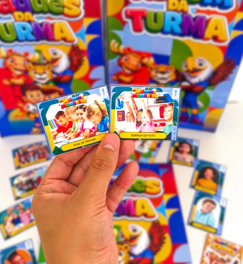 Álbum de figurinhas da turma: Craques no tema Copa do Mundo — amostra 4: Para quem é indicado