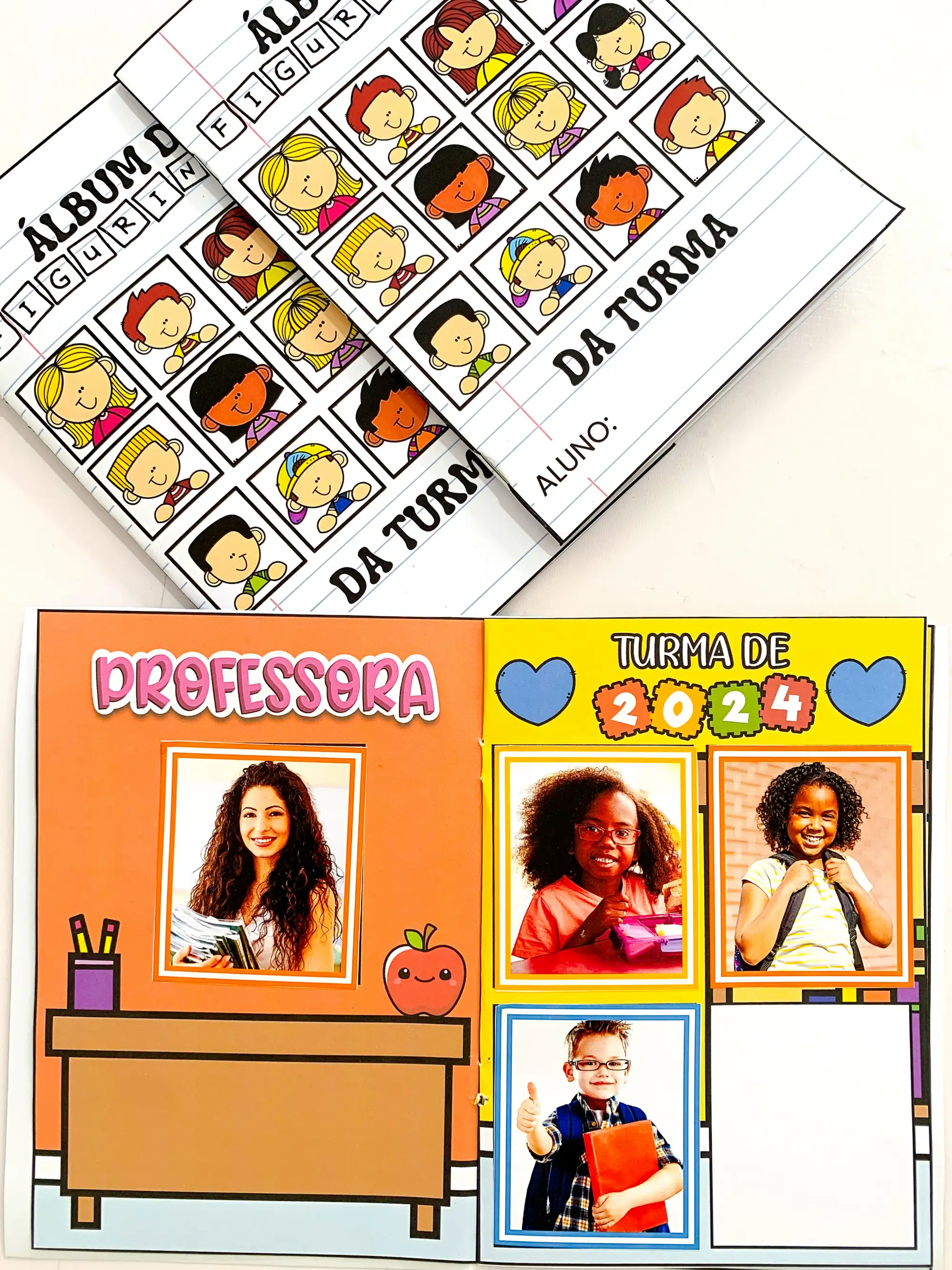 Álbum de Figurinhas Educação Infantil e Anos Iniciais — amostra 2: Um material cheio de carinho e significado para celebrar… Álbum de Figurinhas Educação Infantil e Anos Iniciais — amostra 2: Um material cheio de carinho e significado para celebrar…