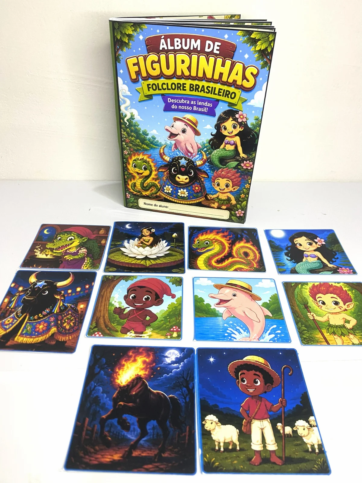 Álbum de Figurinhas – Folclore Brasileiro — amostra 1: Apresente às crianças as lendas mais famosas do Brasil de forma… Álbum de Figurinhas – Folclore Brasileiro — amostra 1: Apresente às crianças as lendas mais famosas do Brasil de forma…
