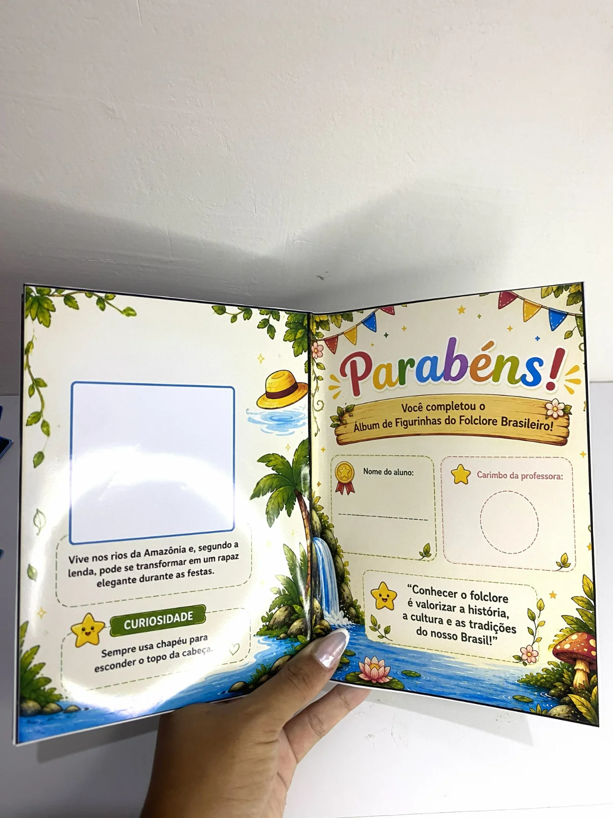 Álbum de Figurinhas – Folclore Brasileiro — amostra 4: Apresente às crianças as lendas mais famosas do Brasil de forma… Álbum de Figurinhas – Folclore Brasileiro — amostra 4: Apresente às crianças as lendas mais famosas do Brasil de forma…