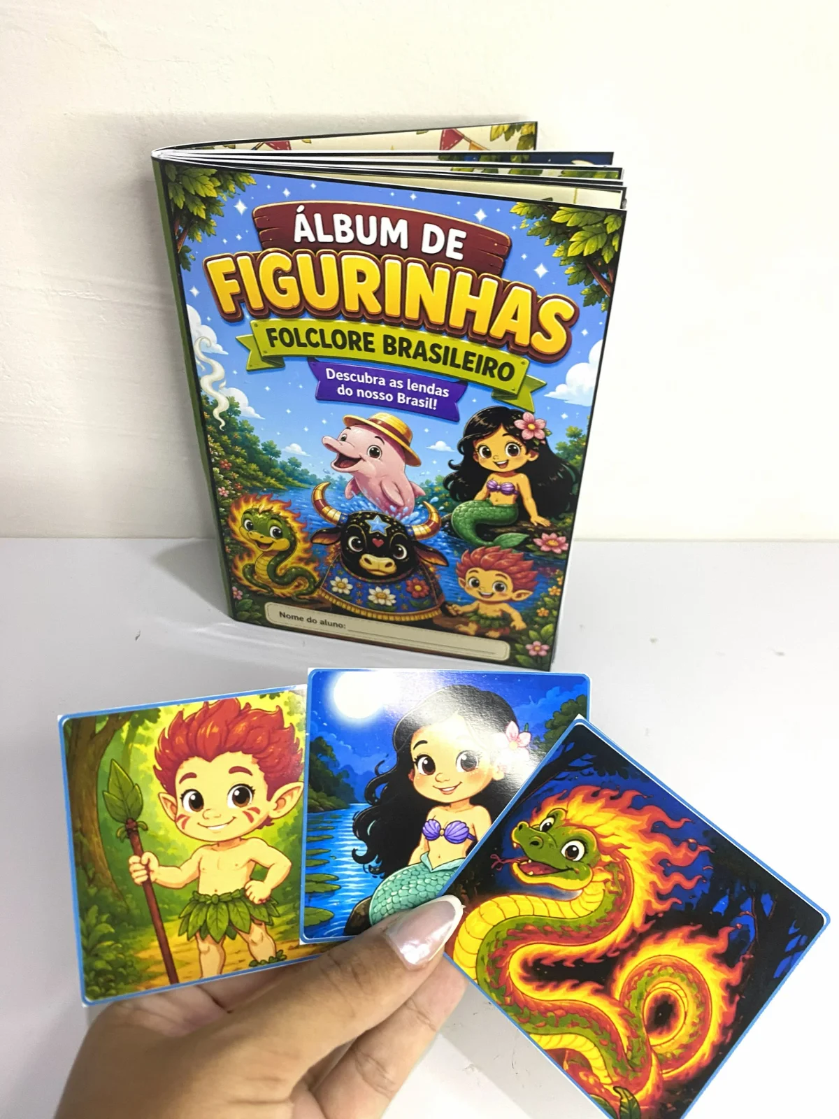 Álbum de Figurinhas – Folclore Brasileiro — amostra 5: Apresente às crianças as lendas mais famosas do Brasil de forma… Álbum de Figurinhas – Folclore Brasileiro — amostra 5: Apresente às crianças as lendas mais famosas do Brasil de forma…