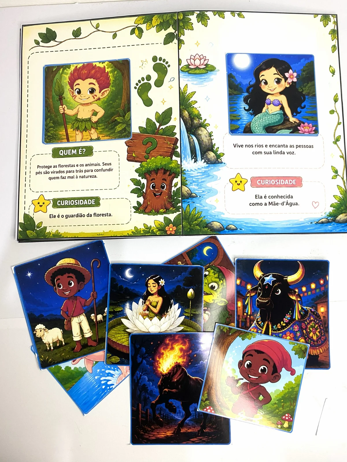Álbum de Figurinhas – Folclore Brasileiro — amostra 6: Apresente às crianças as lendas mais famosas do Brasil de forma… Álbum de Figurinhas – Folclore Brasileiro — amostra 6: Apresente às crianças as lendas mais famosas do Brasil de forma…