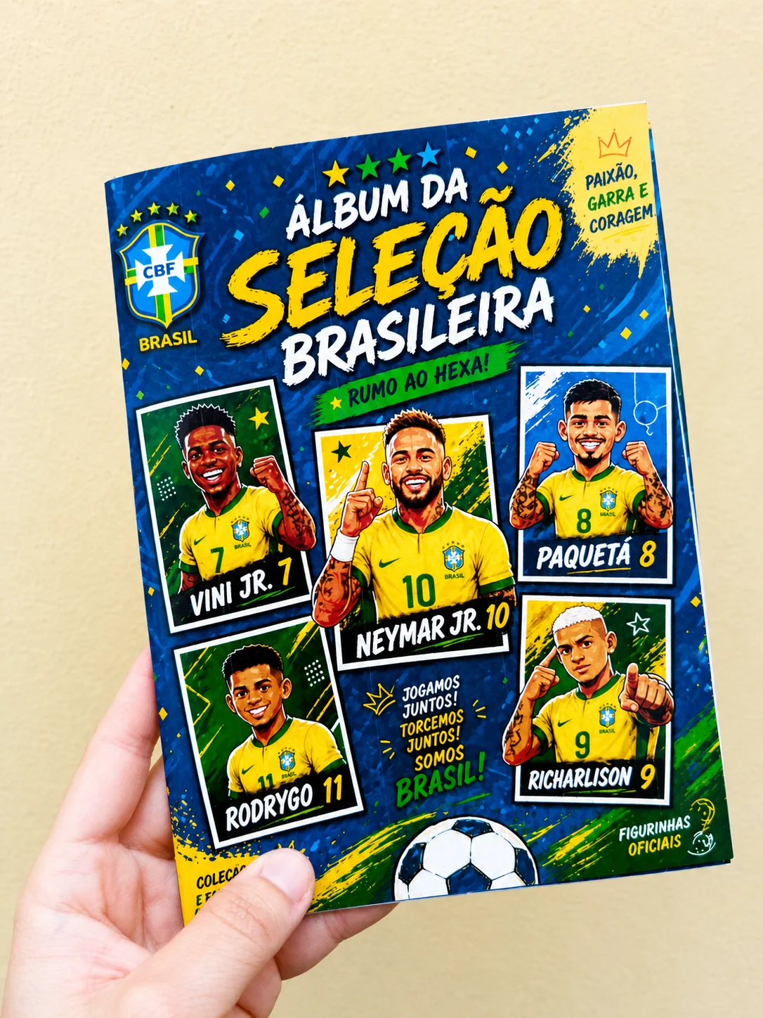 Álbum de figurinhas - Seleção Brasileira! Copa do Mundo 🇧🇷 — Datas comemorativas para Educação Infantil: Chegou o Álbum…