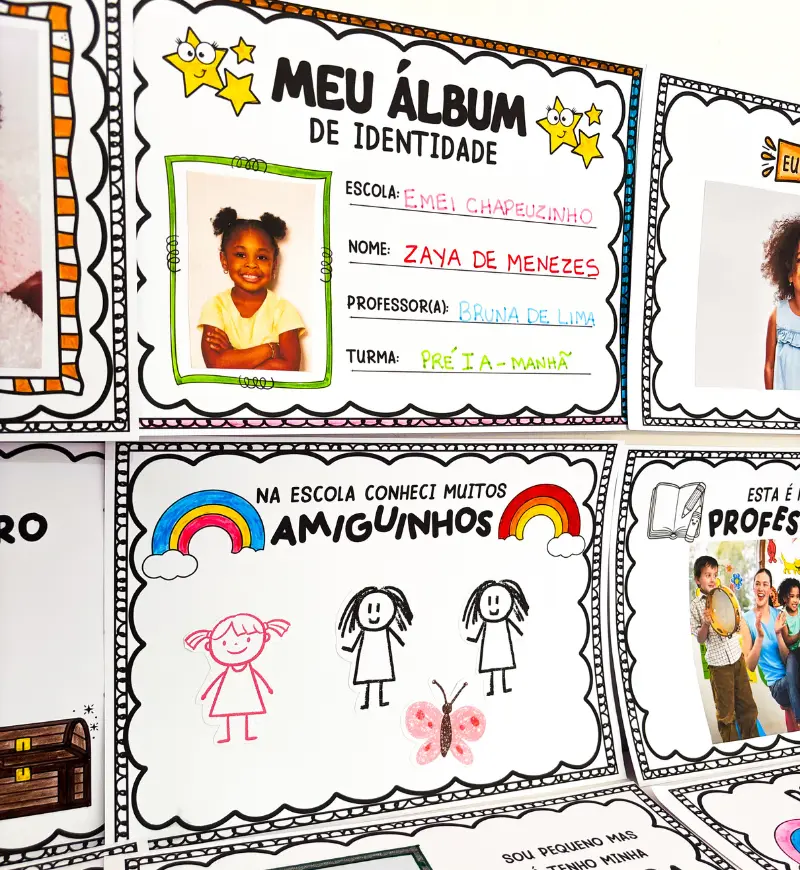 Álbum de Identidade para Educação Infantil em PDF — amostra 4: Para quem é indicado