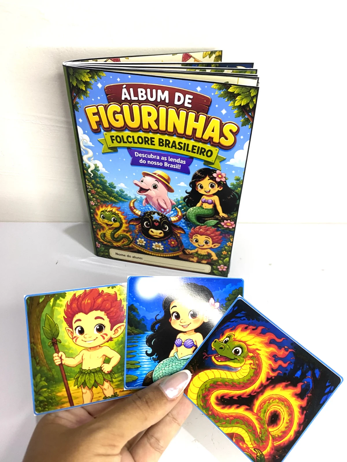 Álbum do Folclore Brasileiro - Lendas famosas . — capa do material